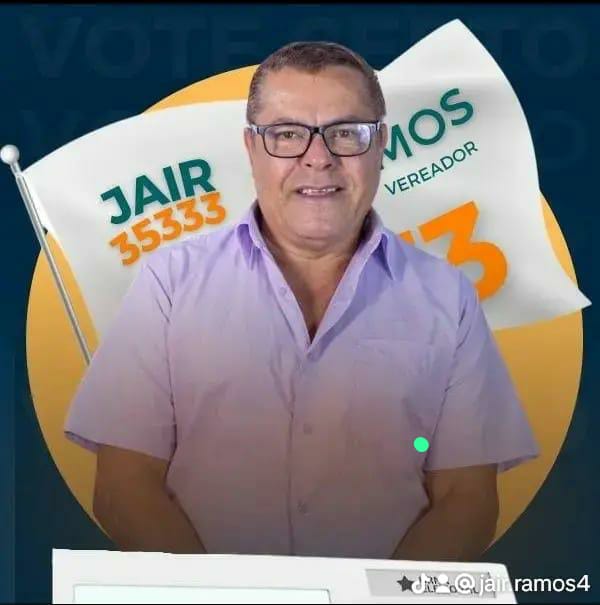 VERREADOR JAIR RAMOS NUMERO 35 333   CNPJ 56.863.264/0001-23